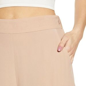 High Waist Crop Wide Leg Pants